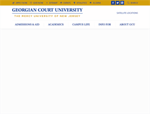 Tablet Screenshot of georgian.edu