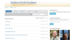 Desktop Screenshot of libguides.georgian.edu